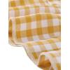 imageAllegra K Womens Gingham Checks Ruffled Peter Pan Collar Cute Mini DressYellow