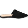 imageAllegra K Womens Mules Pointed Toe Loafer V Shape Flat Slides Backless Shoes
