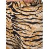 imageAllegra K Womens Rainbow Leggings Printed High Waist Elastic Waistband Party Yoga Stirrup PantsBrown Blackzebra