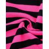 imageAllegra K Womens Rainbow Leggings Printed High Waist Elastic Waistband Party Yoga Stirrup PantsHot Pink Blackstripe