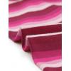 imageAllegra K Womens Rainbow Leggings Printed High Waist Elastic Waistband Party Yoga Stirrup PantsHot Pinkstripe
