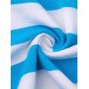 imageAllegra K Womens Rainbow Leggings Printed High Waist Elastic Waistband Party Yoga Stirrup PantsLight Blue Whitestripe