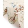 imageAllegra K Womens Vintage Peter Pan Collar High Waist Flowy Midi Puff Sleeve Floral DressLight Beige