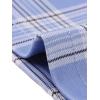 imageAllegra K Womens Vintage Tartan Plaid Pants Elastic Waist Straight Long TrousersLight Blue