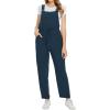 imageAllegra K Womens Overalls Adjutable Strap Drawstring Suspenders Jumpsuit