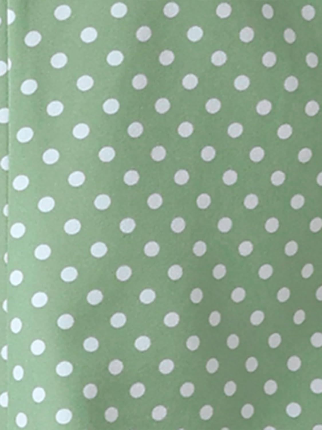 imageAllegra K Womens Peter Pan Collar Shirt Vintage 1950s Polka Dots BlouseDusty Green