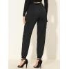 imageAllegra K Cargo Pants for Womens Ankle Length Casual High Waisted Joggers with Pocket