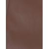 imageAllegra K Faux Leather Dress for Womens Pinafore Button Down V Neck Sleeveless Mini Overall DressesBrown
