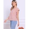 imageAllegra K Gingham Tops for Women Summer Cute Cap Sleeve Square Neck Plaid Shirts Casual BlousesCameo Brown