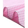 imageAllegra K Gingham Tops for Women Summer Cute Cap Sleeve Square Neck Plaid Shirts Casual BlousesPink