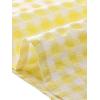 imageAllegra K Gingham Tops for Women Summer Cute Cap Sleeve Square Neck Plaid Shirts Casual BlousesYellow