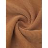 imageAllegra K Mesh Top Women Sheer Long Sleeve Mock Neck Slim Fit Shirts Trendy Fall Outfit Ruched Going Out TopsBrown