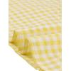 imageAllegra K Summer Gingham Tops for Womens Square Neck Ruffle Cap Sleeve BlousesYellow