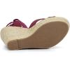 imageAllegra K Womens Espadrille Platform Lace Up Wedges SandalsBurgundy