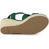 imageAllegra K Womens Espadrilles Platform Slingback Wedges SandalsEmerald Green
