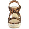 imageAllegra K Womens Espadrilles Platform Slingback Wedges SandalsLeopard