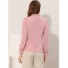 imageAllegra K Womens Fall Blouse 2025 Long Sleeve Ruffle Tie Neck Business Work TopPink
