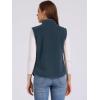 imageAllegra K Womens Fleece Vest Button Down Sleeveless Jacket with Pockets Oversized Fuzzy VestsDark Blue