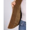 imageAllegra K Womens Fleece Vest Button Down Sleeveless Jacket with Pockets Oversized Fuzzy VestsDark Brown