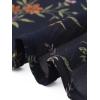 imageAllegra K Womens Floral Skirt ALine Midi Skirt Chiffon Elegant 2025 Fall SkirtsNavy Blue