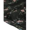 imageAllegra K Womens Floral Skirt Chiffon Aline Long Tiered Ruffle Boho Summer Midi SkirtsBlack a