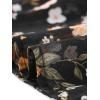 imageAllegra K Womens Floral Skirt Chiffon Aline Long Tiered Ruffle Boho Summer Midi SkirtsBlacks