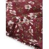 imageAllegra K Womens Floral Skirt Chiffon Aline Long Tiered Ruffle Boho Summer Midi SkirtsBrown