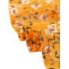 imageAllegra K Womens Floral Skirt Chiffon Aline Long Tiered Ruffle Boho Summer Midi SkirtsGinger