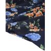 imageAllegra K Womens Floral Skirt Chiffon Aline Long Tiered Ruffle Boho Summer Midi SkirtsNavy