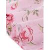 imageAllegra K Womens Floral Skirt Chiffon Aline Long Tiered Ruffle Boho Summer Midi SkirtsPink Rose