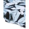 imageAllegra K Womens Hawaiian Shirts Floral Top Printed Short Sleeve Button Down Shirt Summer Tropical TopsDeep Blue