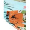 imageAllegra K Womens Hawaiian Shirts Floral Top Printed Short Sleeve Button Down Shirt Summer Tropical TopsSky Blue