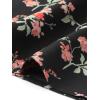 imageAllegra K Womens Midi Floral Dresses Summer Casual Wedding Guest Sleeveless DressBlack Red