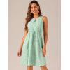 imageAllegra K Womens Midi Floral Dresses Summer Casual Wedding Guest Sleeveless DressLight Green