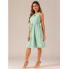 imageAllegra K Womens Midi Floral Dresses Summer Casual Wedding Guest Sleeveless DressLight Green
