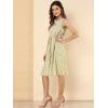 imageAllegra K Womens Midi Floral Dresses Summer Casual Wedding Guest Sleeveless DressLight Yellow
