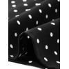 imageAllegra K Womens Peter Pan Collar Shirt Vintage 1950s Polka Dots BlouseBlack White