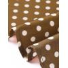 imageAllegra K Womens Peter Pan Collar Short Sleeves Contrast ALine Polka Dots DressBrown