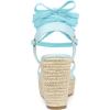 imageAllegra K Womens Platform Strappy Slingback Flip Flops Wedge SandalsLight Blue