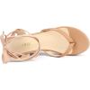 imageAllegra K Womens Platform Strappy Slingback Flip Flops Wedge SandalsNude