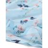 imageAllegra K Womens Ruffled Floral Smocked Waist Layered Tiered Chiffon DressLight Blue