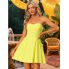 imageAllegra K Womens Sexy Strapless Party Dress Sweetheart Neck Off Shoulder Sleeveless Halloween Mini DressYellow