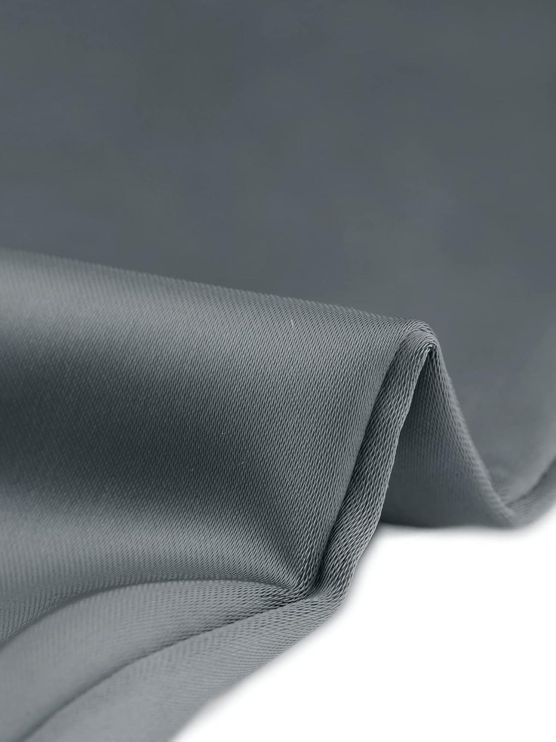 imageAllegra K Womens Satin Pants Tie Elastic High Waist Shiny Silky Dressy Satin Cargo JoggersGrey