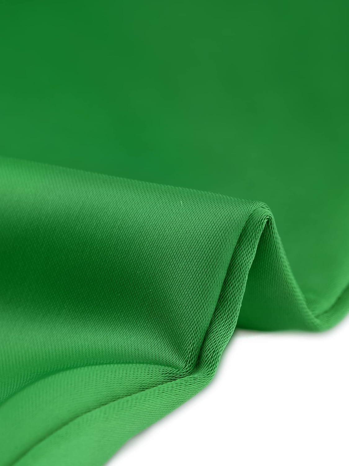 imageAllegra K Womens Satin Pants Tie Elastic High Waist Shiny Silky Dressy Satin Cargo JoggersLight Green