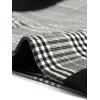 imageAllegra K Vintage Waistcoat Vest for Womens Plaid Button Down Work Dressy VestsBlack