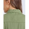 imageAllegra K Womens Buttoned Washed Denim Vest Jacket W Chest Flap PocketsBean Green