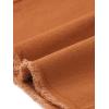 imageAllegra K Womens Casual Jean Skirt High Waist Back Slit Stretch Denim SkirtsRust Brown