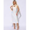 imageAllegra K Womens Lace Cardigan Stand Collar Short Elegant Shrug Open Front Cropped Bolero CardiganApricot