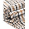 imageAllegra K Womens Overall Dresses Fall Jumper Halloween Houndstooth Pinafore Plaid DressesBlack Khaki