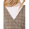 imageAllegra K Womens Overall Dresses Fall Jumper Halloween Houndstooth Pinafore Plaid DressesBrown Check